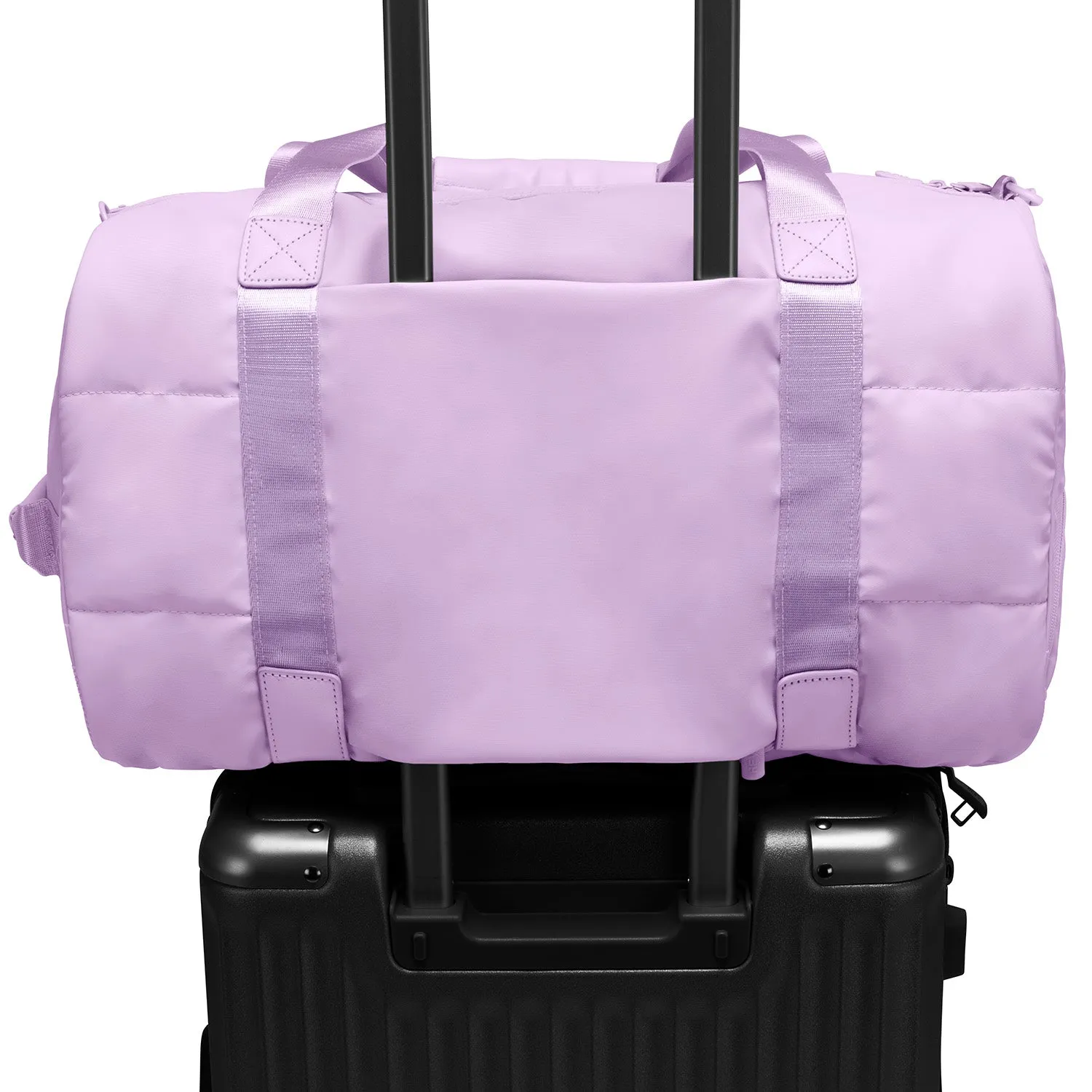 The Puffer Duffel Bag - Lavender