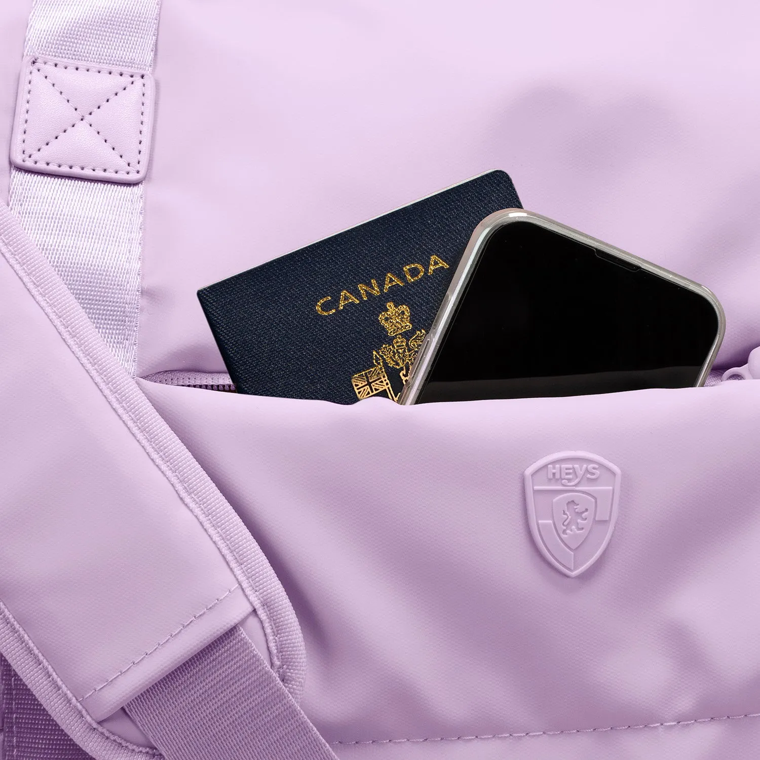 The Puffer Duffel Bag - Lavender
