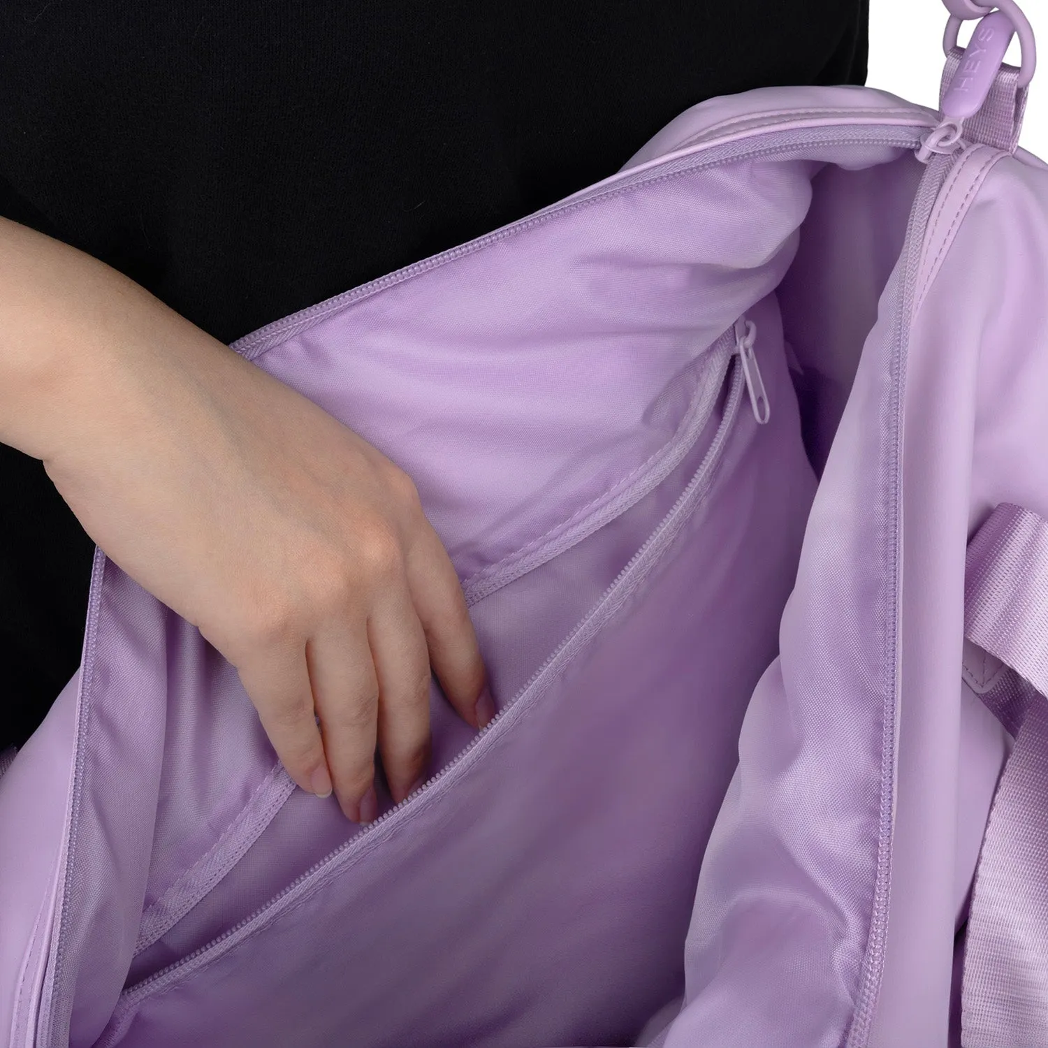 The Puffer Duffel Bag - Lavender