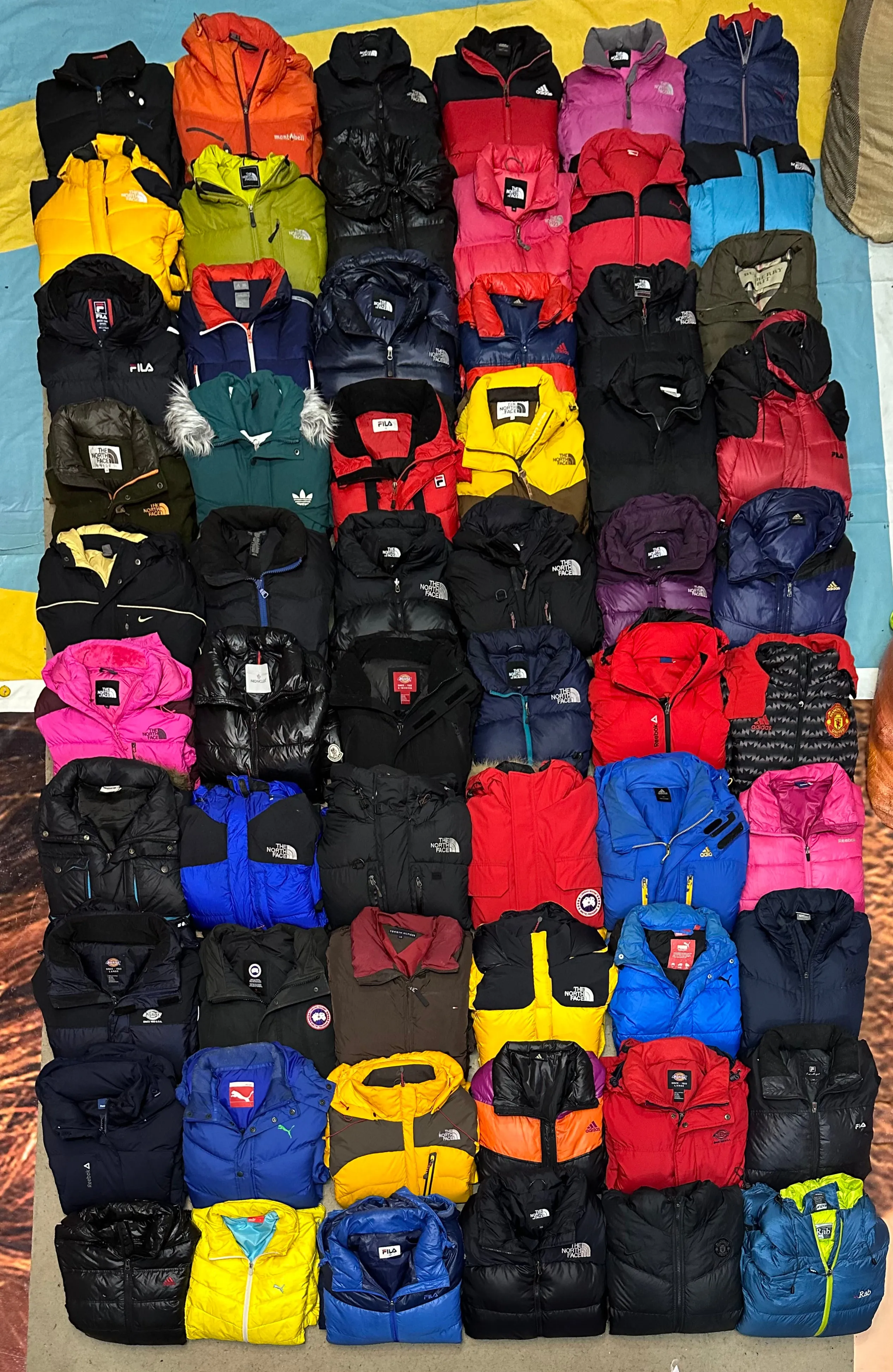 TNF/Moncler/canada goose puffer jackets 60 piece