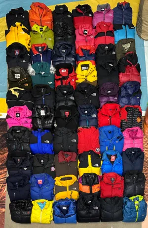 TNF/Moncler/canada goose puffer jackets 60 piece