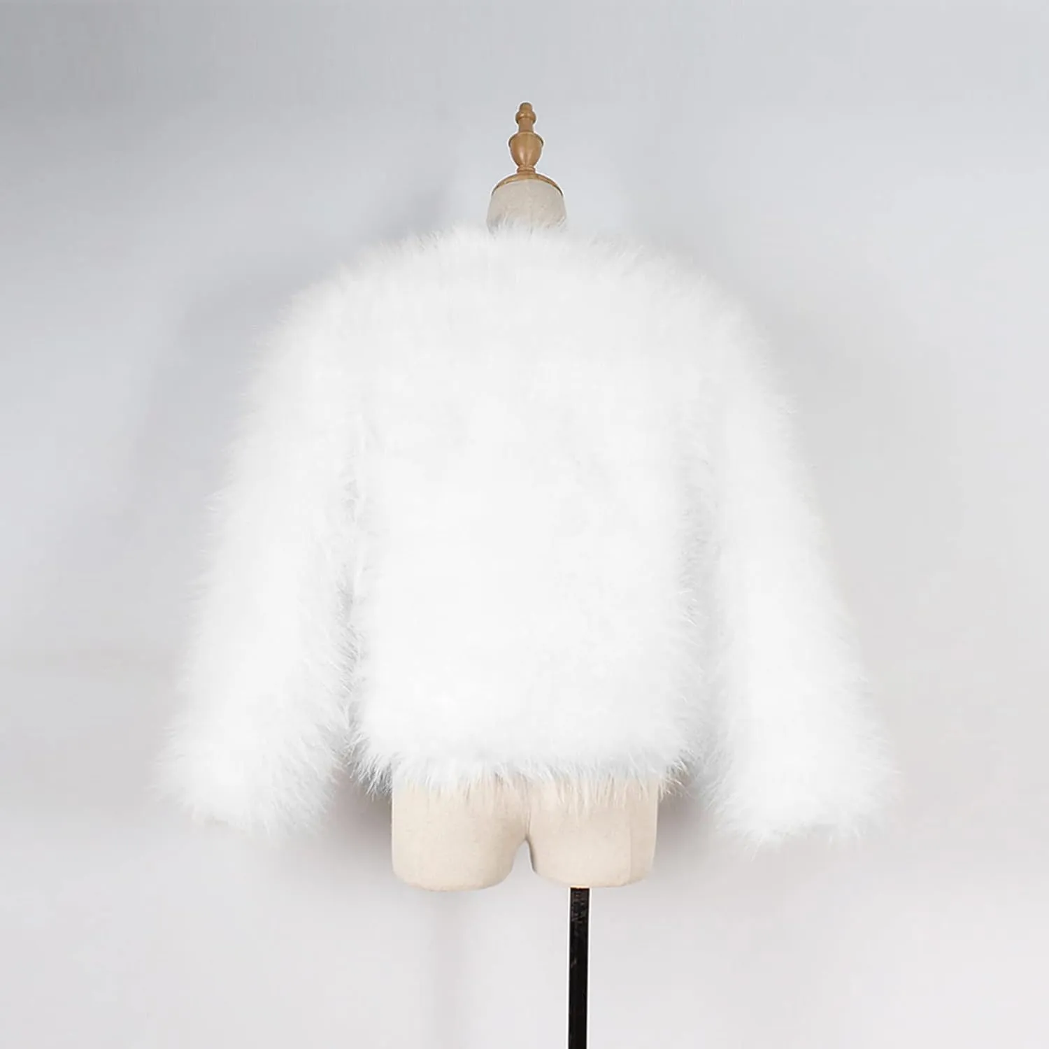 Toddler Kids Girls Faux Fur Jacket Coat Winter Warm Thicken Fluffy Jacket Winter Jackets Furry Coat Outerwear 1-7 Years (White, 6-7 Years)