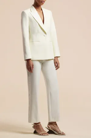 Tuxedo Blazer Ivory