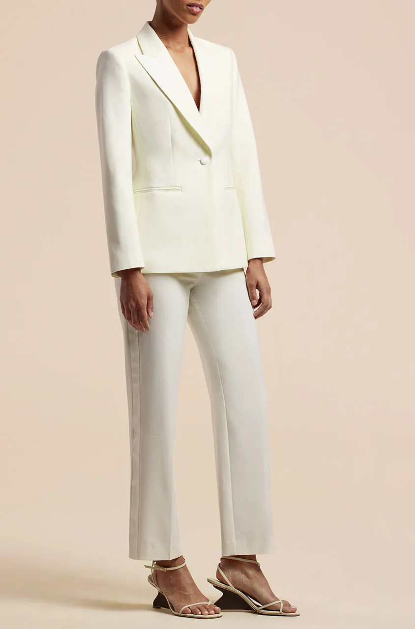 Tuxedo Blazer Ivory