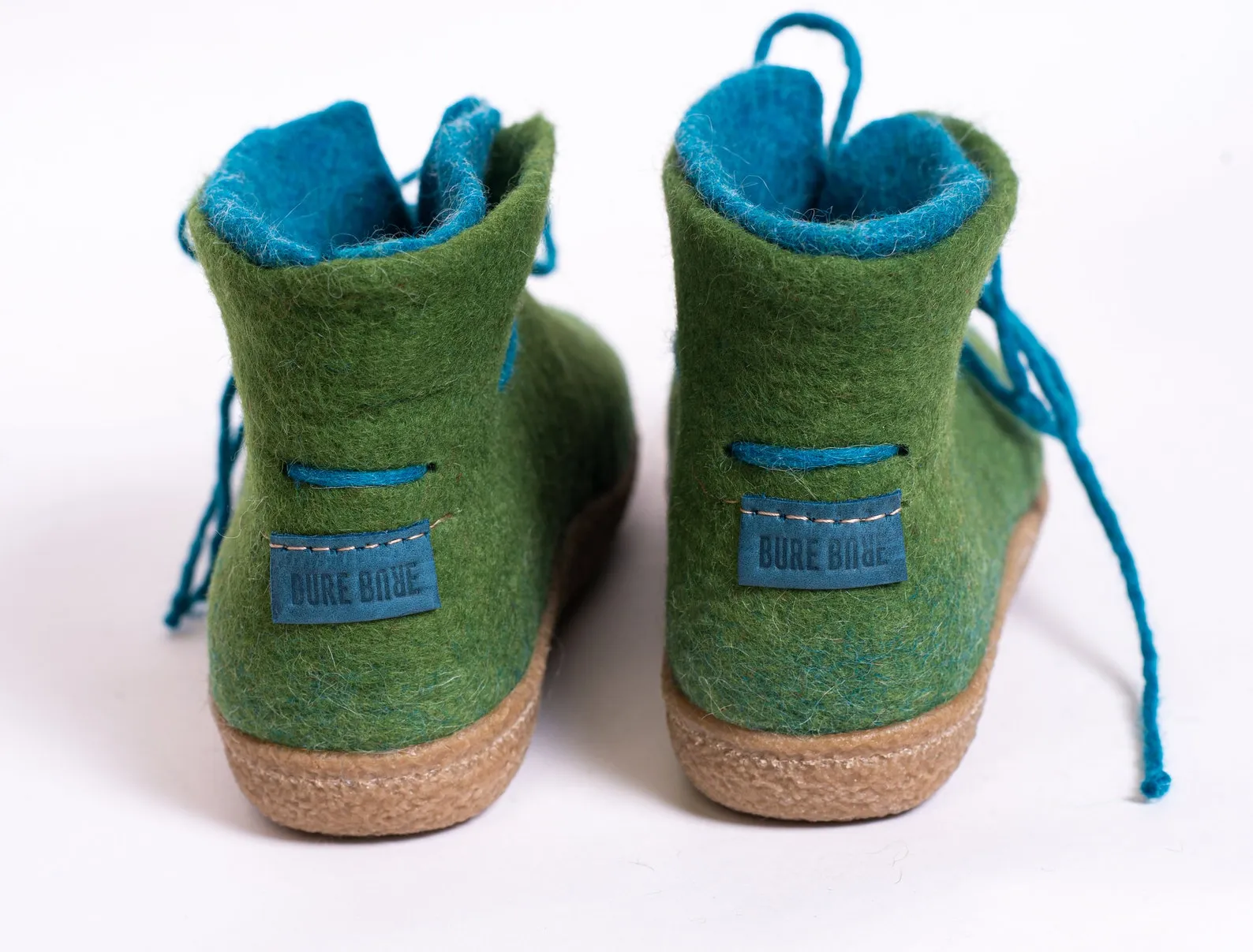 Women's WOOBOOTS Double - Olive and Turquoise
