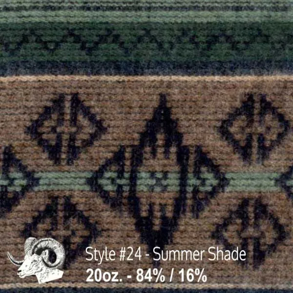 Wool Fabric By The Yard - 24 - Summer Shade