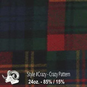 Wool Swatch - Crazy