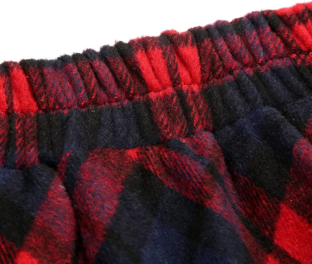 Ylingjun Long Plaid Wool Skirt for Womens Winter Fall High Elastic Waist A Line Flared Pleated Wool Skirts